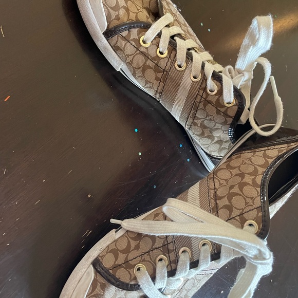 Coach sneakers. Style is Frances. Good condition. - Picture 1 of 5